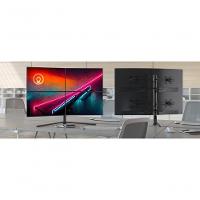 Suporte De Mesa Para 4 Monitores Até 24 Octoo Clipway-4 Titanium - 2