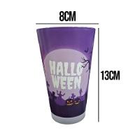 Copo Com Canudo Halloween Com Led - 350ml - 2