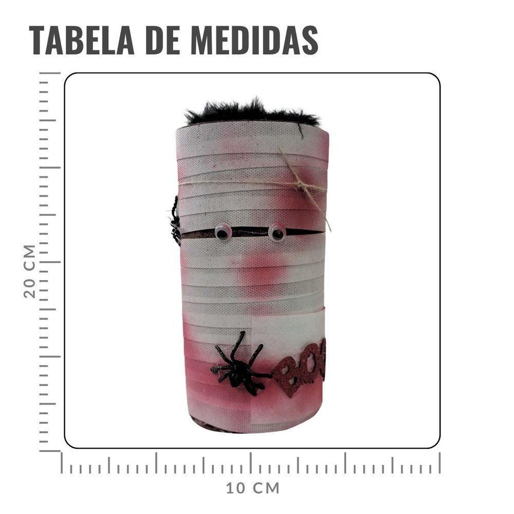 Tubo De Múmia Para Decoração Halloween - 1 Unidade - 3