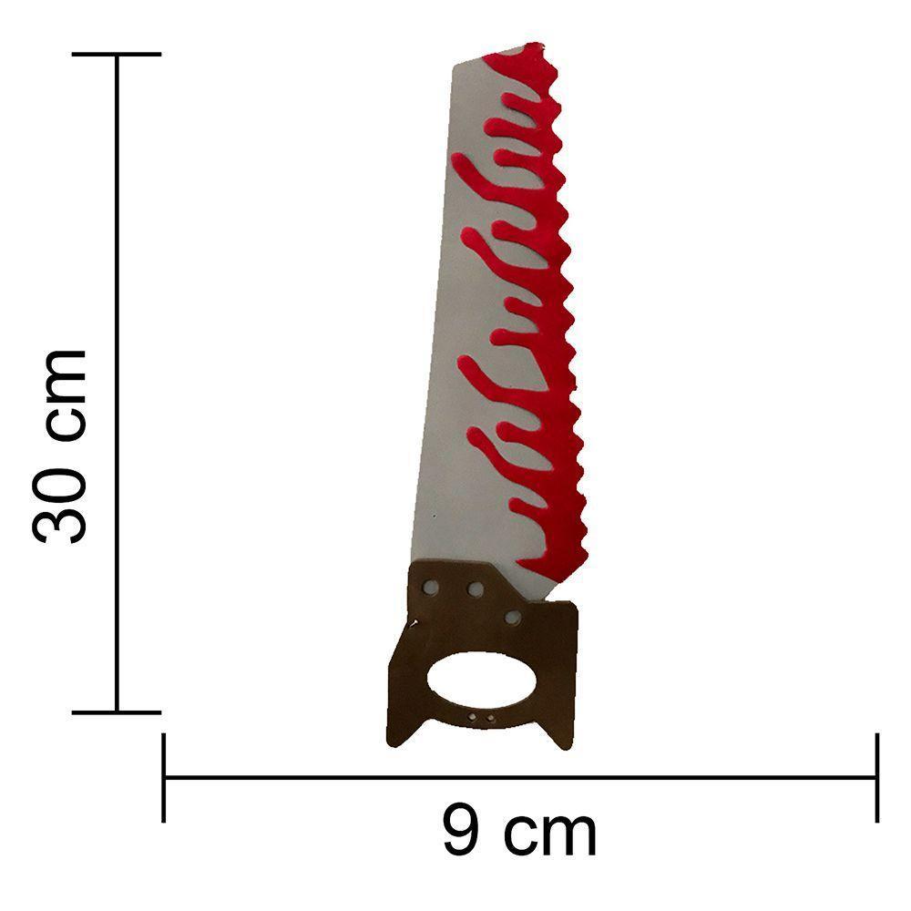 Faixa Decorativa Halloween Ferarmentas Com Sangue Eva - 2