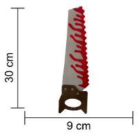 Faixa Decorativa Halloween Ferarmentas Com Sangue Eva - 2