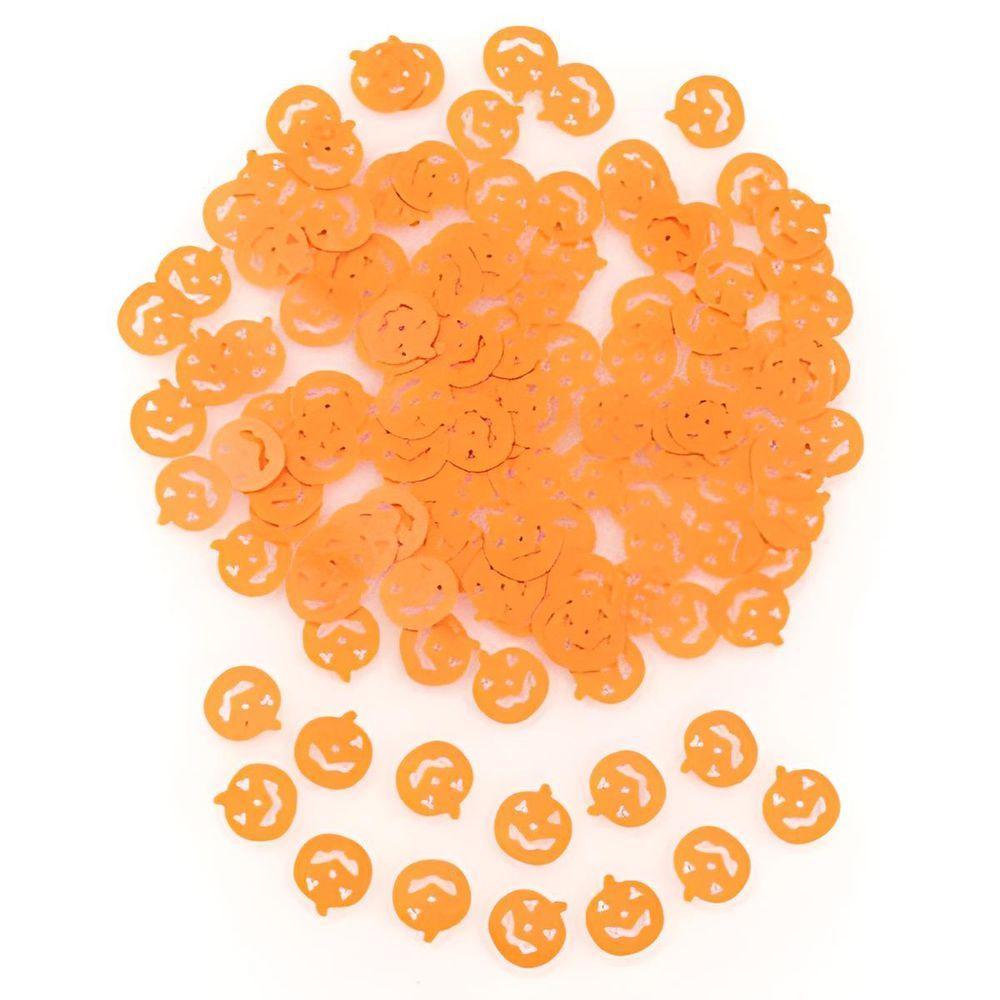 Confetes Decorativos De Abóbora Para Halloween - 10 Gramas - 1