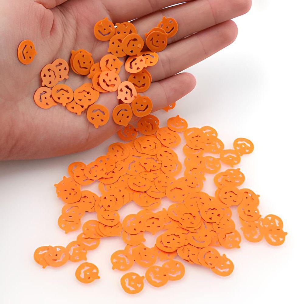 Confetes Decorativos De Abóbora Para Halloween - 10 Gramas - 2