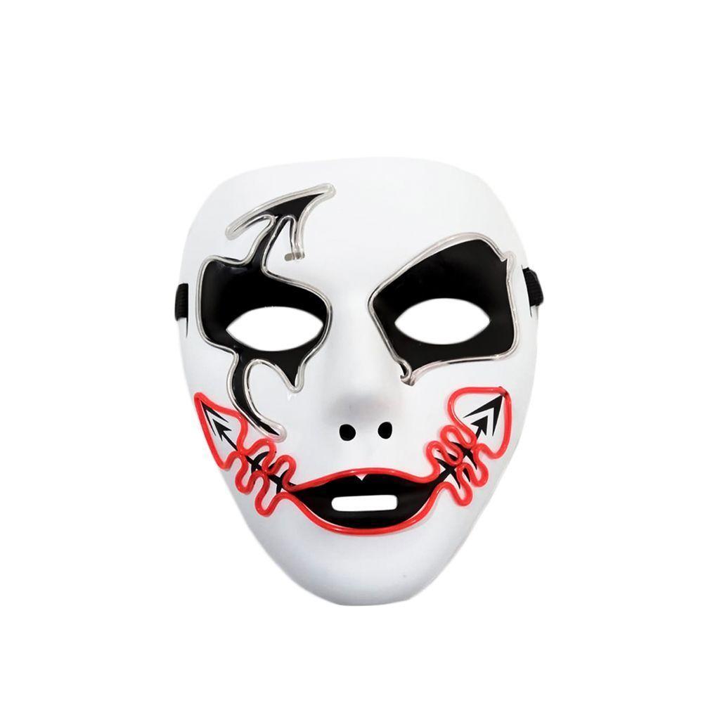 Máscara Halloween Dama Com Luz De Led - 2
