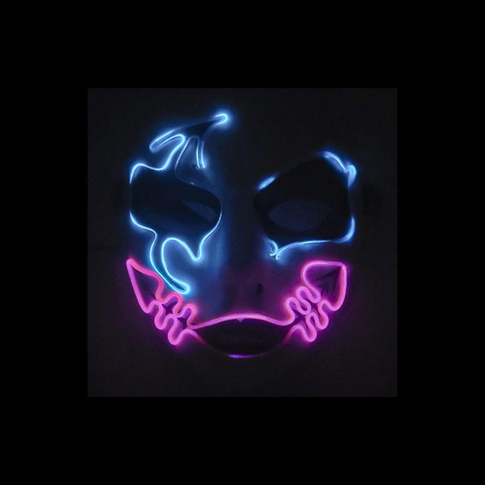 Máscara Halloween Dama Com Luz De Led - 7