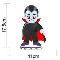 Enfeite De Mesa Halloween Vampiro Eva - 17cm X 11cm - 2