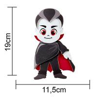Painel Decorativo Halloween Vampiro Eva - 18cm X 11cm - 2