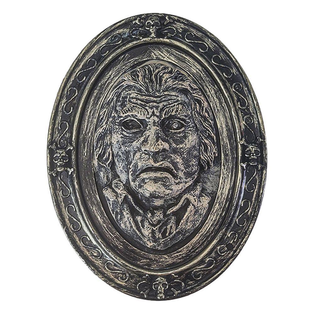 Enfeite Halloween Quadro Amaldiçoado Com Luz E Som - 1