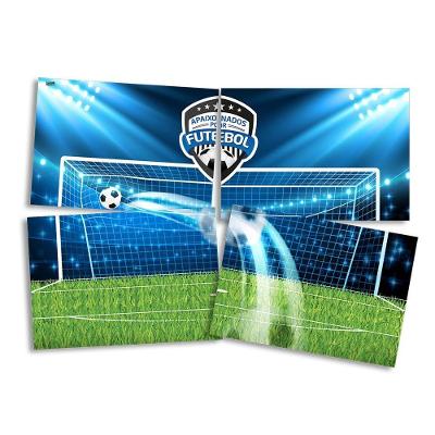 Painel Decorativo Futebol 1,28m X 90cm - 4 Partes