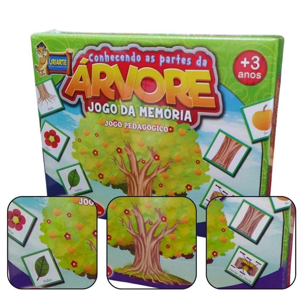 Jogo Pedagógico Conhecendo As Partes Da árvore - 24 Peças - 3