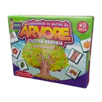 Jogo Pedagógico Conhecendo As Partes Da árvore - 24 Peças