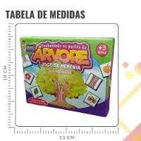 Jogo Pedagógico Conhecendo As Partes Da árvore - 24 Peças - 2