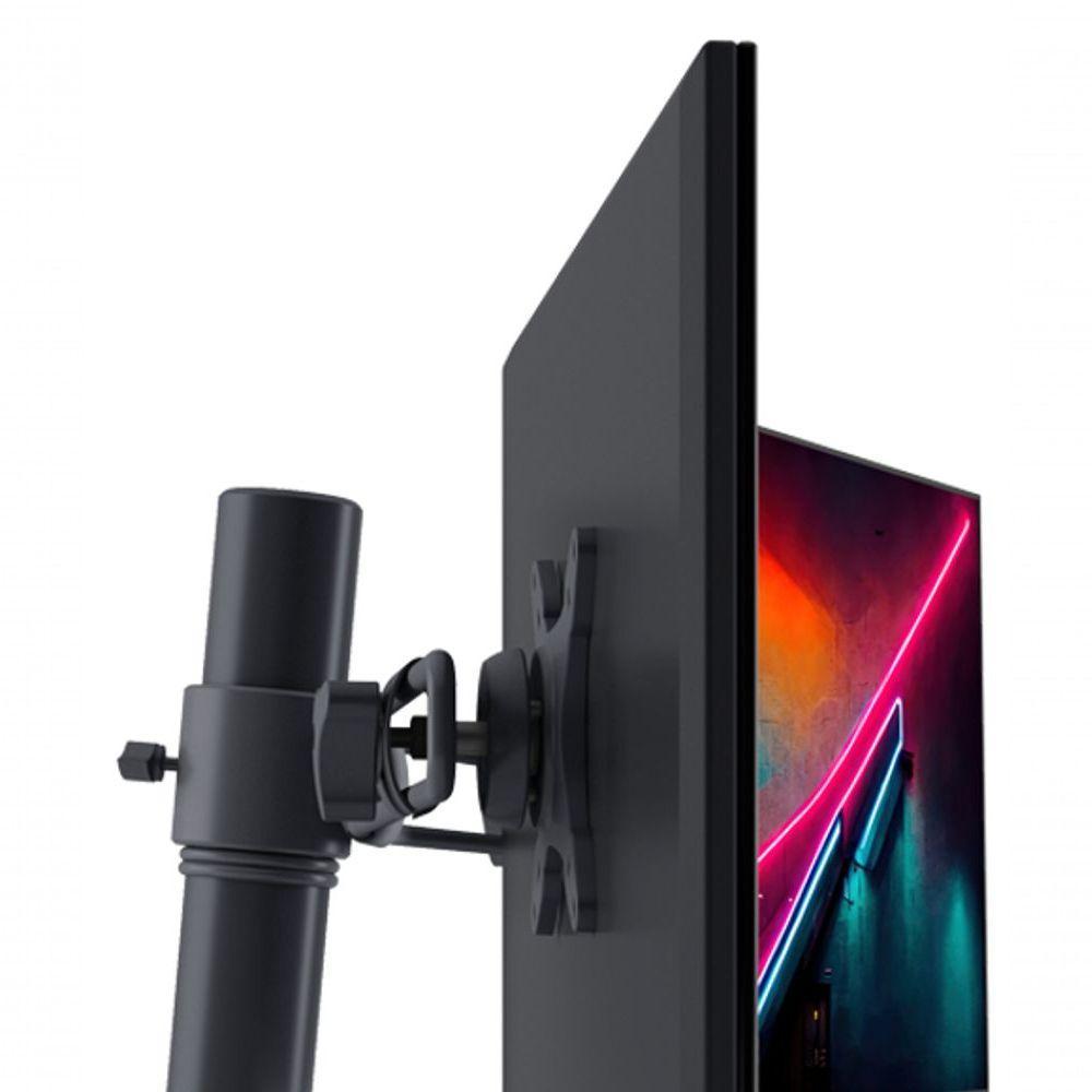 Suporte De Mesa Para 4 Monitores Até 24 Octoo Clipway-4 Prateado - 2