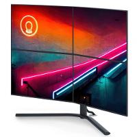 Suporte De Mesa Para 4 Monitores Até 24 Octoo Clipway-4 Prateado - 1