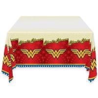 Toalha De Mesa Mulher Maravilha - 1,2m X 1,8m - 1