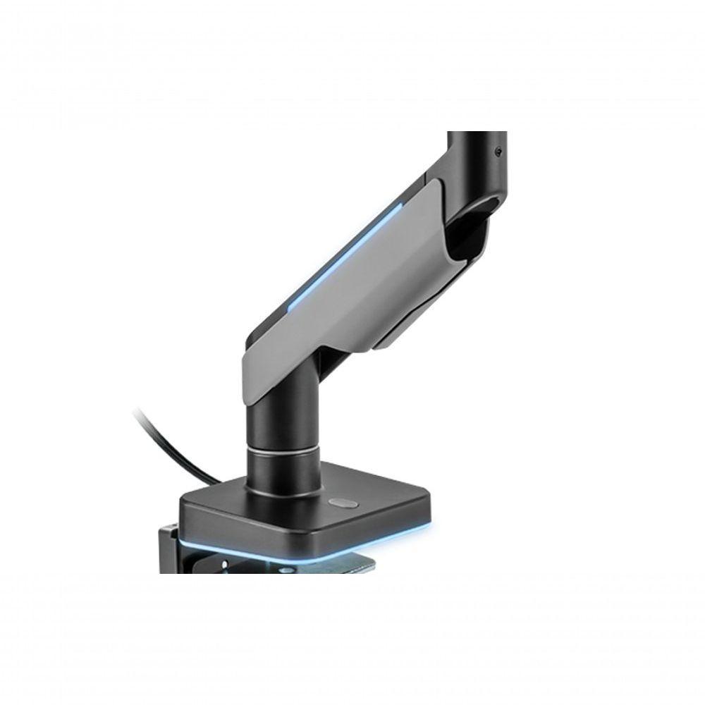 Suporte Para Monitor Até 49 Articulado Com Led Rgb Octoo Clipsmart-gamer Titanium - 5