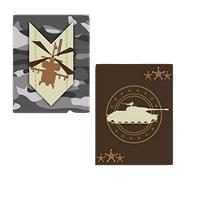 Quadros Decorativos Exército - 16,2cm X 20,7cm - 6 Unidades - 2