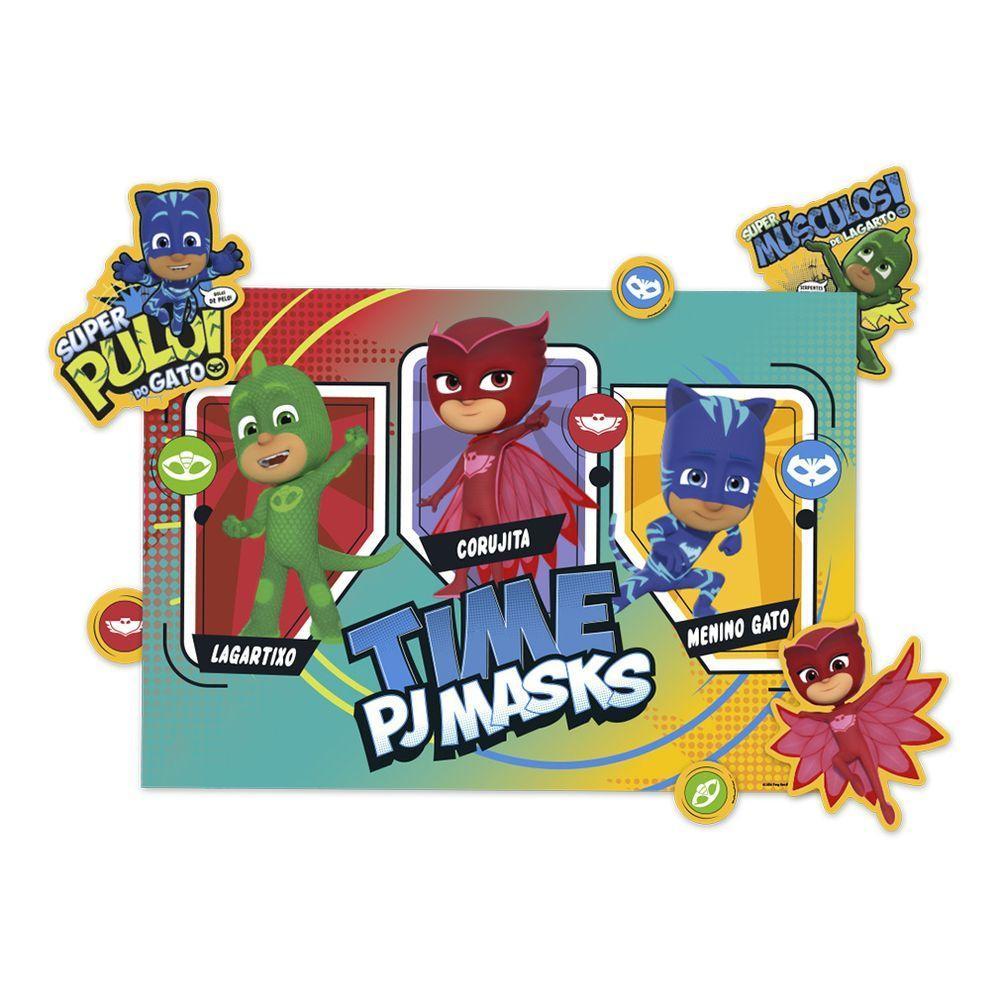 Kit Decorativo Pj Masks 2 - 10 Itens - 1