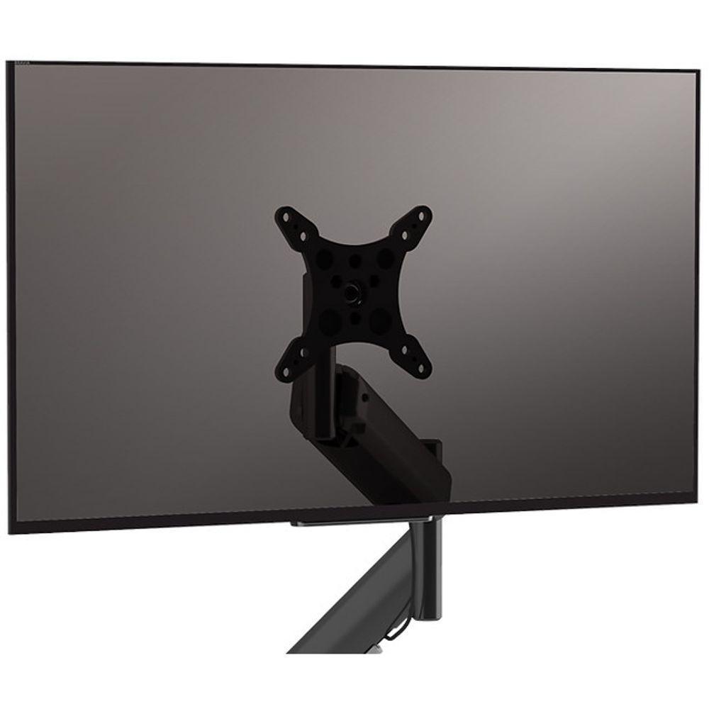Suporte De Mesa Para Monitor Até 24 Articulado Com Regulagem Contínua De Altura Octoo Clipway-m1 Titanium - 4