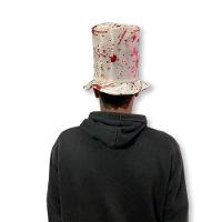 Cartola Halloween Branca Com Sangue Média - 5