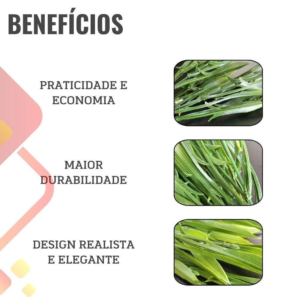 Flor Artificial Capim Com 7 Galhos - 40cm - 5