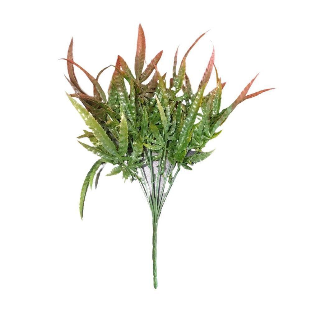 Flor Artificial Capim Com 6 Galhos - 30cm - 2