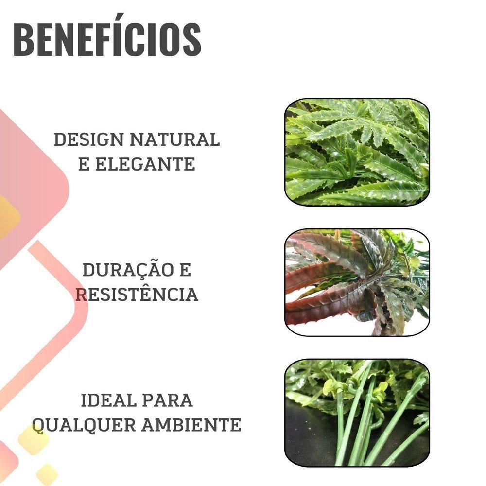 Flor Artificial Capim Com 6 Galhos - 30cm - 4