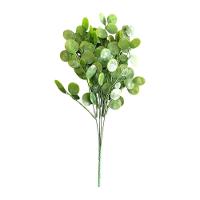 Flor Artificial Buquê Capim Verde Com 5 Galhos - 38cm - 1