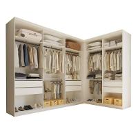 Closet França Com 2 Módulos E 6 Gavetas Minastex Branco - 1