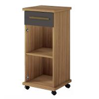 Balcão De Cozinha Palmas 1 Porta 1 Gaveta Cinamomo Grafite - 4