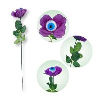 Decoração Halloween Flor Sangrenta Olho Caveira - 1 Un - 3