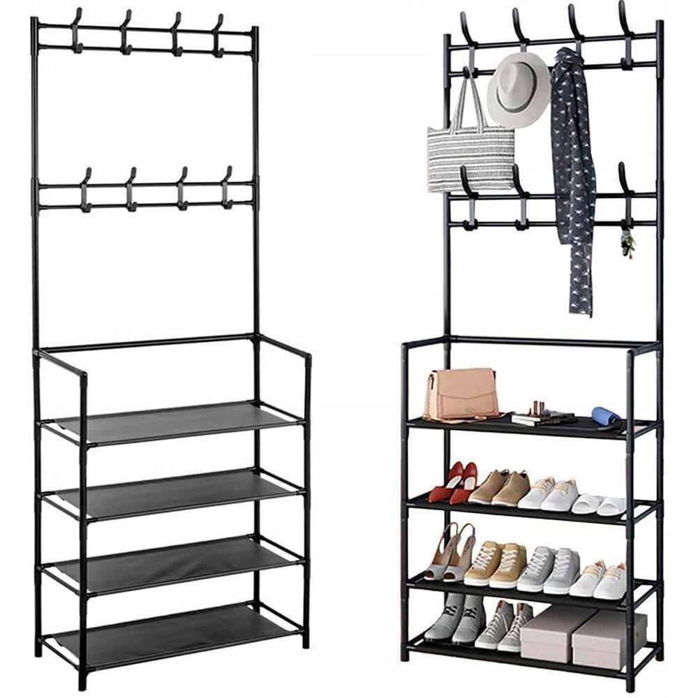 Sapateira Arara 4 Andares Multifuncional Desmontável - 4