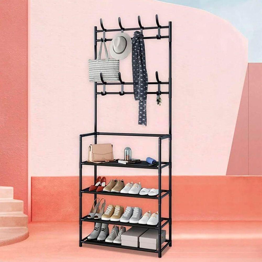 Sapateira Arara 4 Andares Multifuncional Desmontável - 8