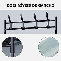 Sapateira Arara 4 Andares Multifuncional Desmontável - 6