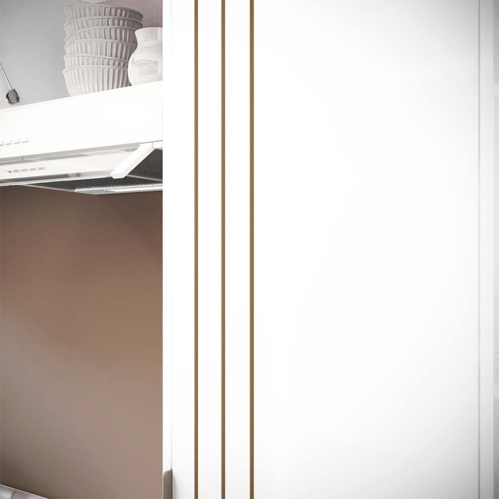 Cozinha Modulada 4 Pecas 249 Cm Glor Branco Neve Mxm - 6