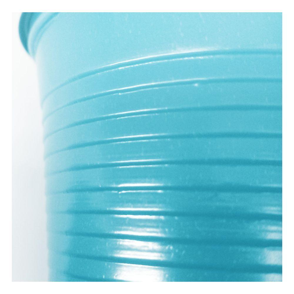 Copo Descartável Azul Claro De Festa - 200ml - 50 Unidades - 4