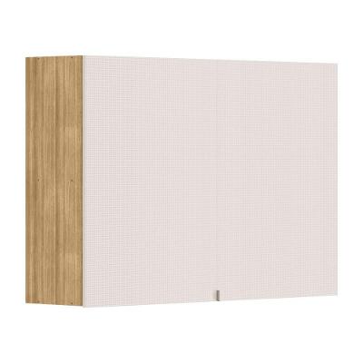 Armário De Cozinha Aéreo 120cm 2 Portas Minsk Z06 Freijó/soft - Mpozenato