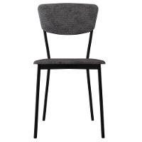 Kit 03 Cadeira Para Sala De Jantar Village Preto C01 Linho Prata - Lyam Decor - 3