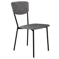 Kit 03 Cadeira Para Sala De Jantar Village Preto C01 Linho Prata - Lyam Decor - 6