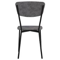 Kit 03 Cadeira Para Sala De Jantar Village Preto C01 Linho Prata - Lyam Decor - 8