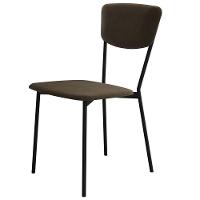 Kit 04 Cadeira Para Sala De Jantar Village Preto C01 Veludo Marrom Sand - Lyam Decor - 7