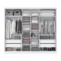 Guarda-roupas 3 Portas De Correr Reversíveis Kappesberg Branco - 5