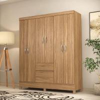 Guarda Roupa 6 Portas E 2 Gavetas Flash Ii Amendola Demóbile - 1