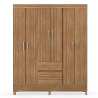 Guarda Roupa 6 Portas E 2 Gavetas Flash Ii Amendola Demóbile - 2