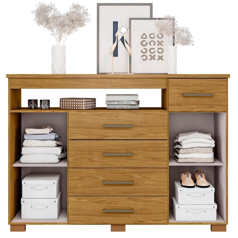 Comoda 5 Gavetas 2 Portas 152 Cm Ols Co008 Marrocos Mxm - 6