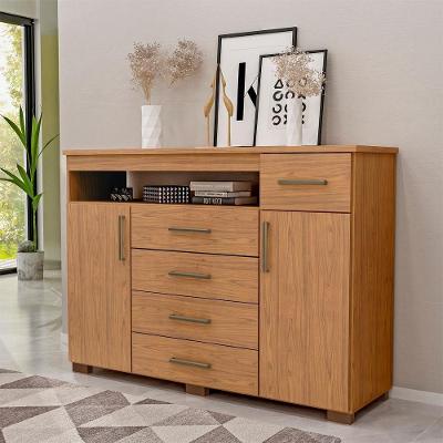 Comoda 5 Gavetas 2 Portas 152 Cm Ols Co008 Freijo Mxm