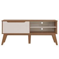 Rack Bancada Para Tv 60 Pol 134 Cm 4710 Cinamomo Off White Arly