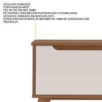 Rack Bancada Para Tv 60 Pol 134 Cm 4710 Cinamomo Off White Arly - 6