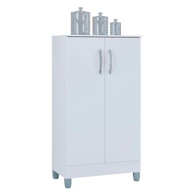 Armário Multiuso 60cm 2 Portas Tami P11 Branco - Mpozenato