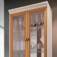 Cristaleira Adega Sala De Jantar ópera Off White/cinamomo - Hb Móveis - 5